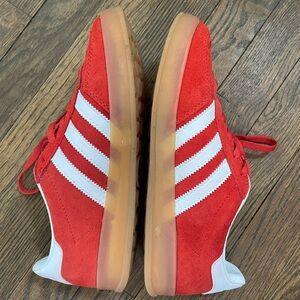 adidas gazelle indoor Red and White Women's Sneakers